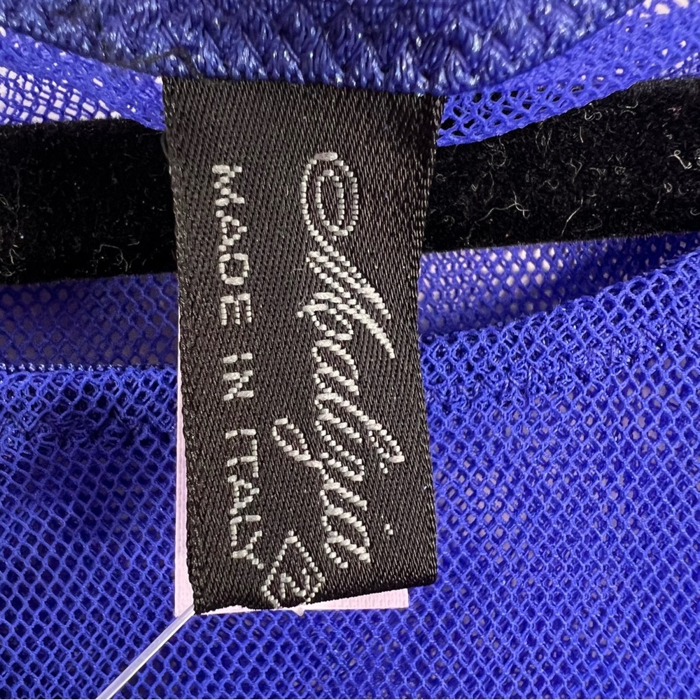 NWT 80s 90s Malizia La Perla Italian lace one piece sheer teddy bodysuit 34 / M - Picture 15 of 16